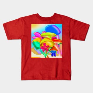 The Mushroom Forest Kids T-Shirt